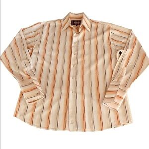 ROAR - MENS LONG SLEEVE BUTTON DOWN SHIRT SIZE XL